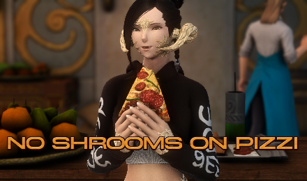 No shrooms on Pizzi