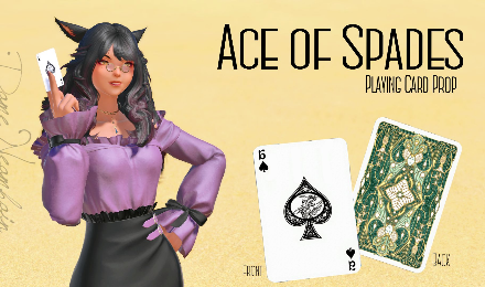 Ace of Spades (Playing Card Prop)