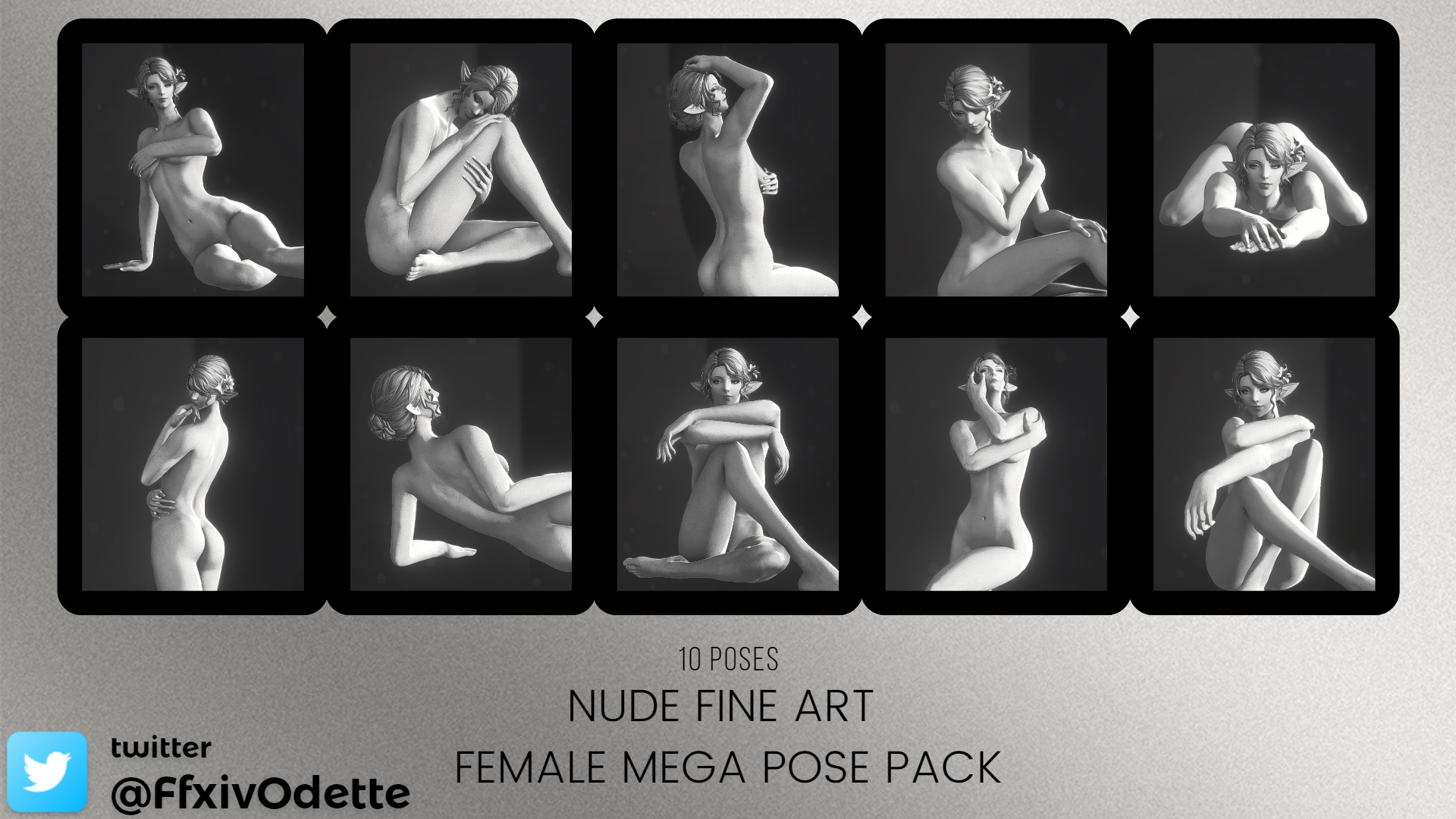 Aether Link - Miscellaneous: Nude Fine Art Poses (10)