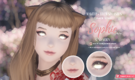 [Lys]Sophie - Makeup - Brows&Lashes