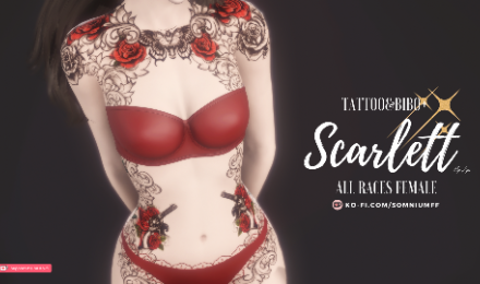 [Lys] Scarlett – Tattoo&Bibo+ – All Races Female