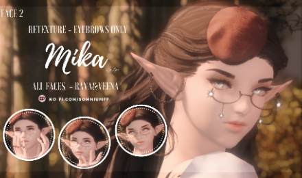 Mika - Retexture - Eyebrows Only