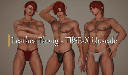 Leather Thong- TBSE-X Upscale