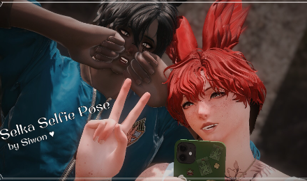 Selka Selfie Duo Pose