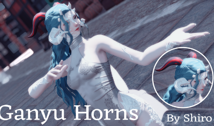 [Shiro] Ganyu Horns