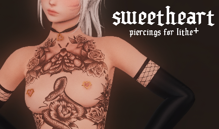 Sweetheart Piercings (Lithe+)