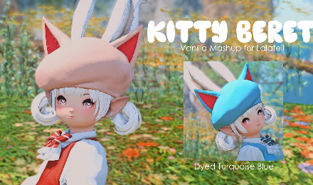 Kitty Beret for Lalafell