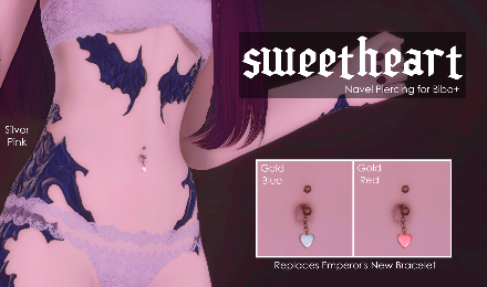 Sweetheart (Navel Piercing for Bibo+)