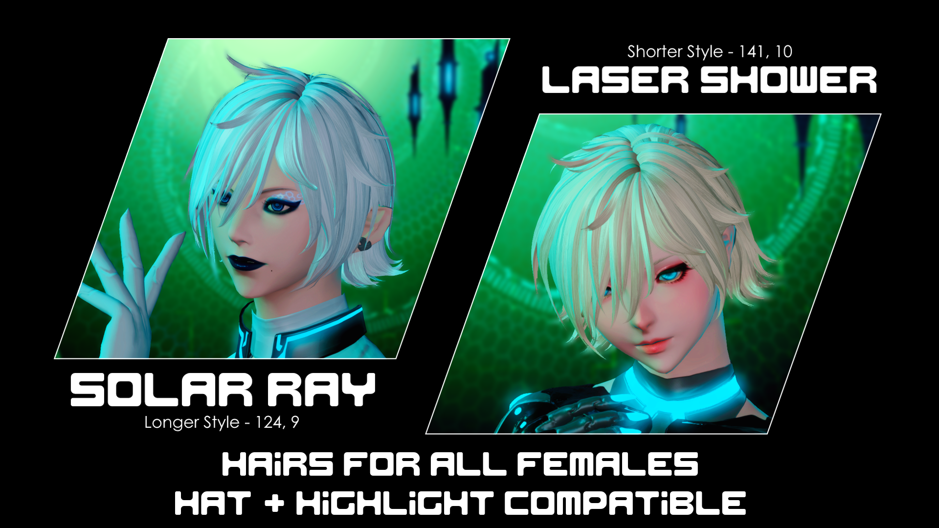 Aether Link - Solar Flare and Laser Shower Hairs