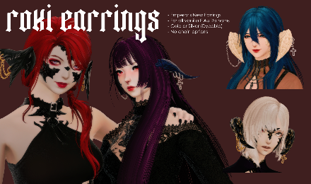 Roki Earrings [Au Ra]