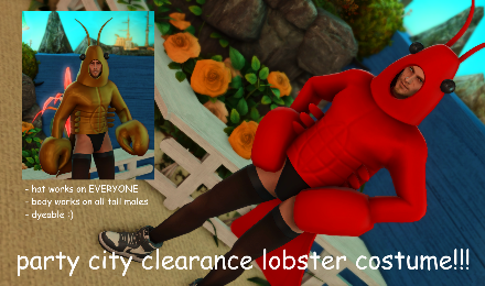 party city clearance lobster costume!!!