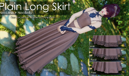 Plain Long Skirt [NeoLithe]