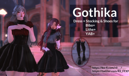 [Ril] Gothika Dress & Stockings