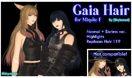 Gaia Hair for Miqo'te F