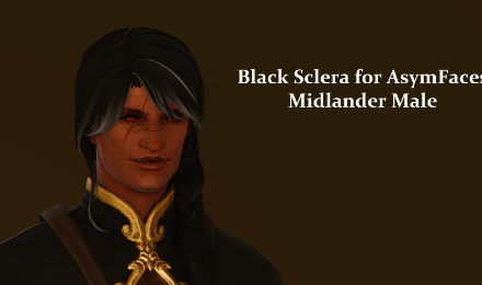 Aether Link Black Sclera For Asymfaces Midlander Male